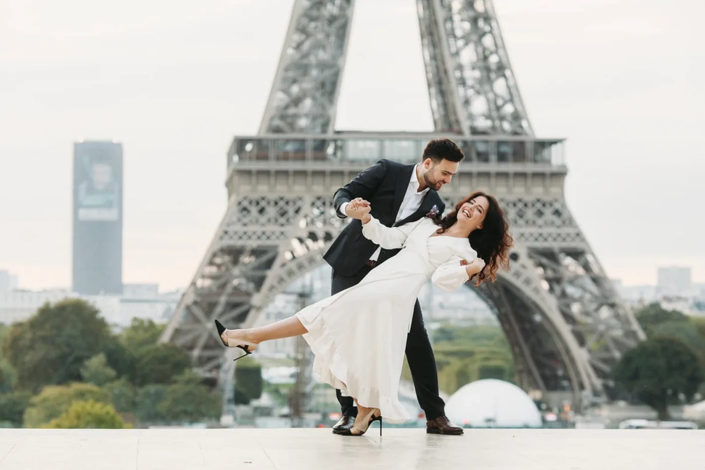 Champ de Mars Affection: A Proposal in Paris Beneath the Eiffel Tower.